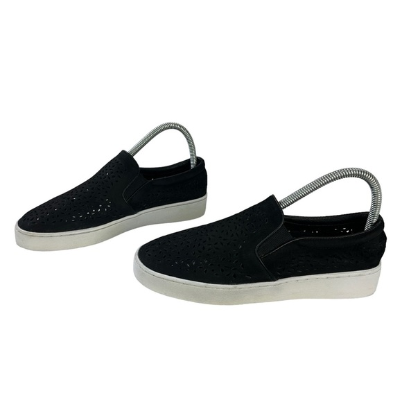 Vionic Midi Perforated Leather Slip On Sneaker Shoes Black Womens‎ Size 7 - Picture 3 of 12